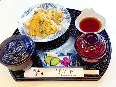 穴子の天ぷら御膳